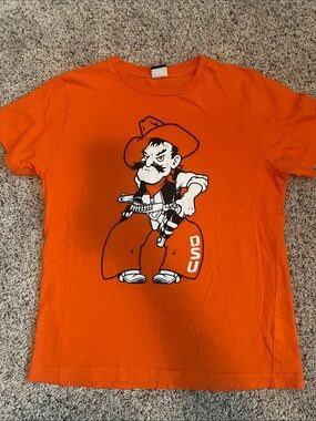 Orange Cowboy Graphic Tee